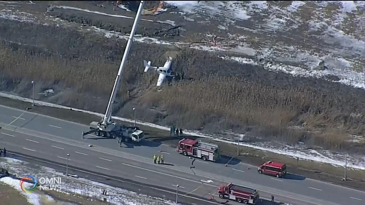 居民關注萬錦市小型飛機墜毀 -- Mar 13, 2019 (ON)
