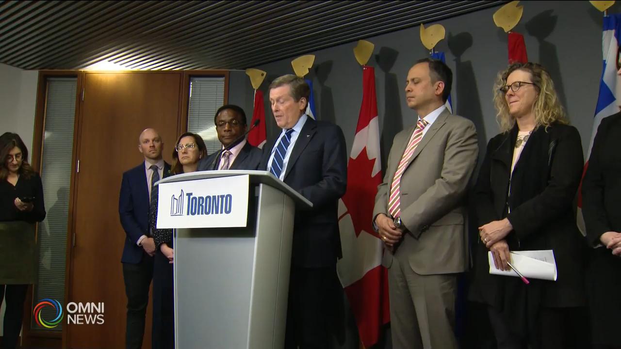 多倫多市長對地鐵計劃存在疑問 -- Apr 10, 2019 (ON)