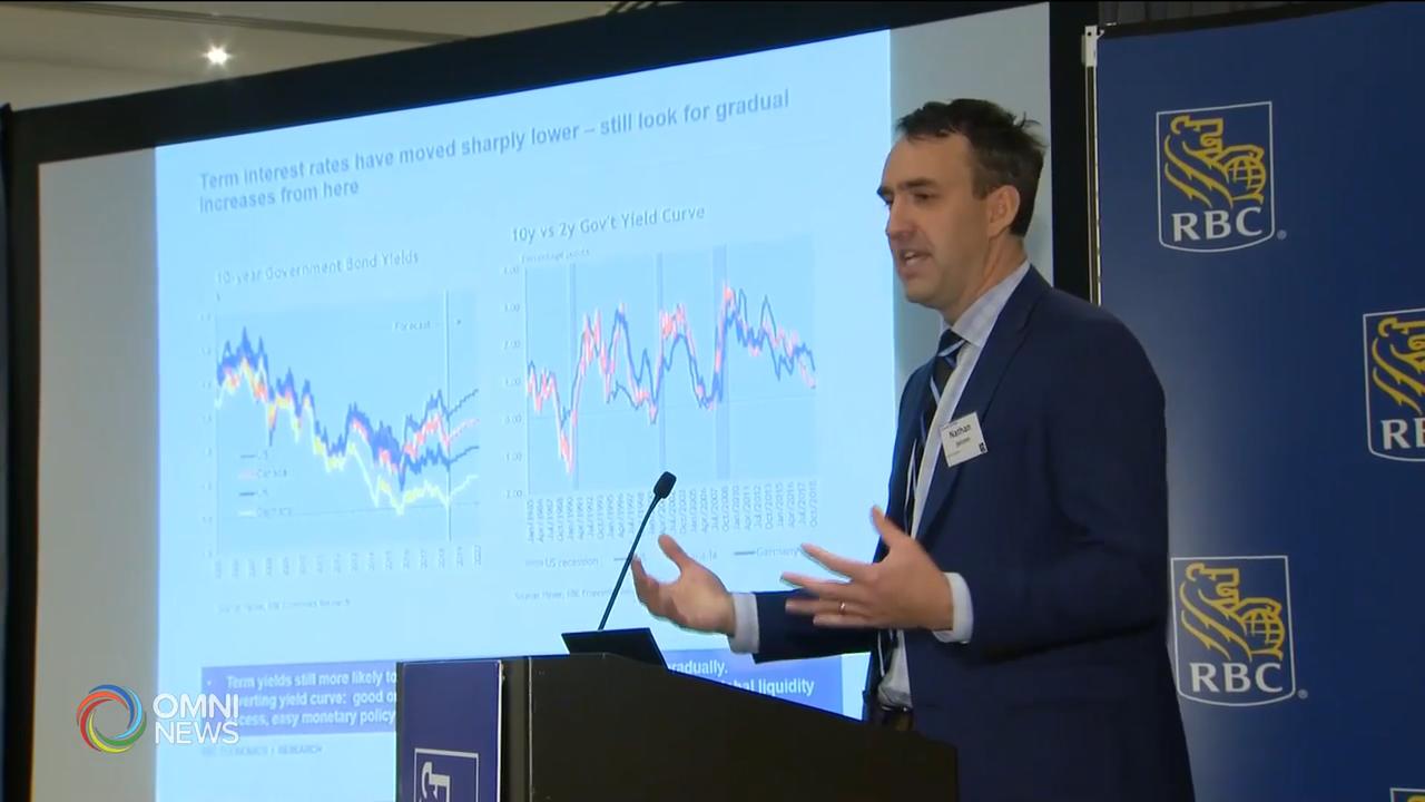 經濟師預期全國經濟明年將緩慢增長 -- May 29, 2019 (ON)
