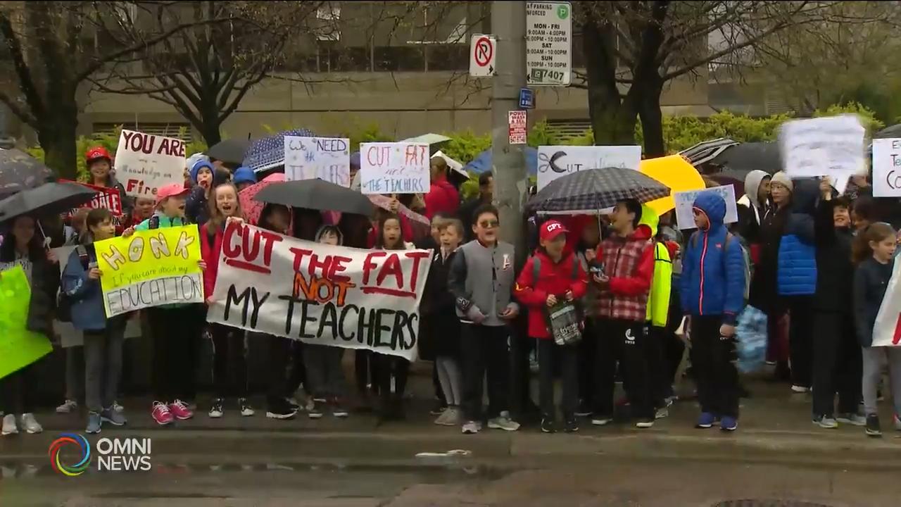 家長和學生示威, 憂慮影響教學質素  -- May 14, 2019 (ON)
