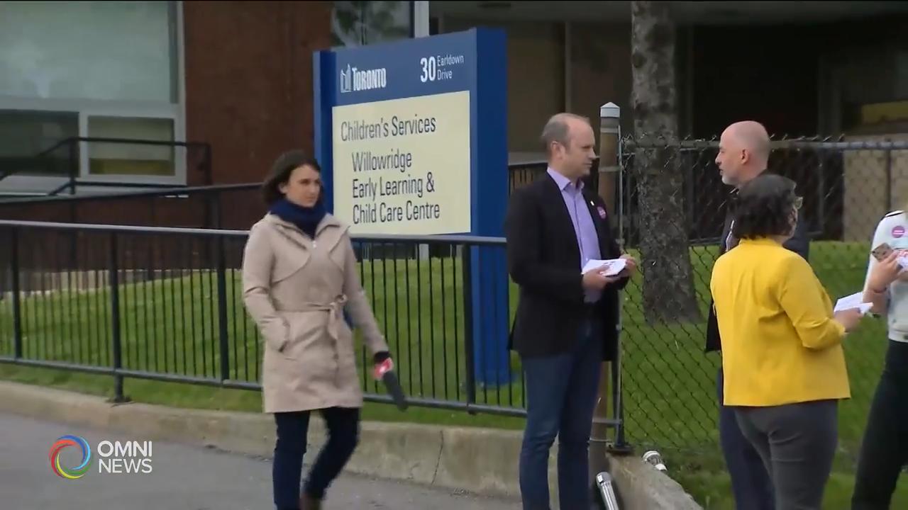 兒童福利組織抗議省府削減托兒預算 -- May 22, 2019 (ON)