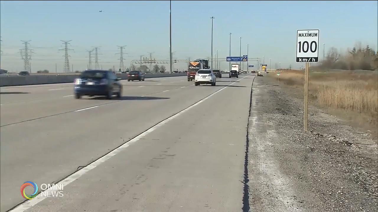 安省三條高速公路九月中調高車速上限 -- May 10, 2019 (ON)