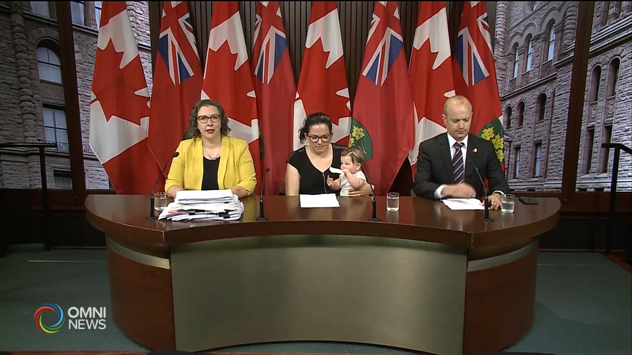 日托聯盟向省府遞交簽名請願書 -- Jun 05, 2019 (ON)