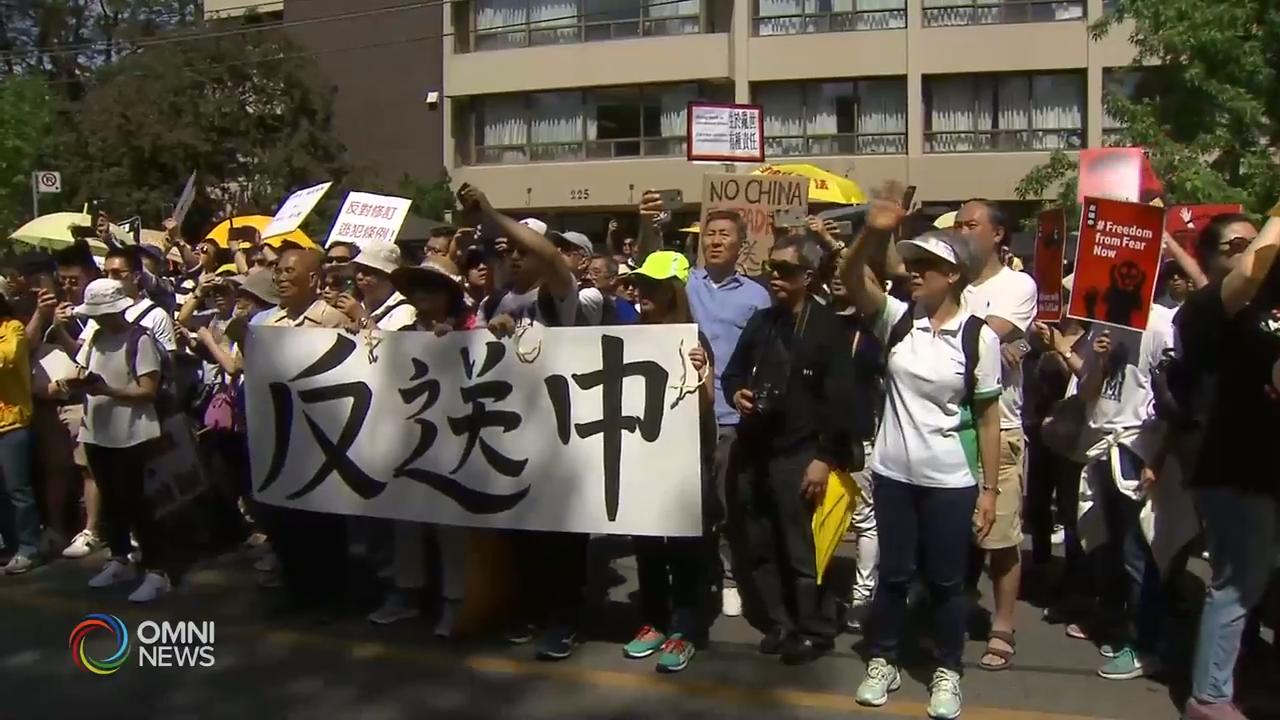 多伦多响应香港游行，反对港府修订逃犯条例  – Jun 10, 2019 (ON)