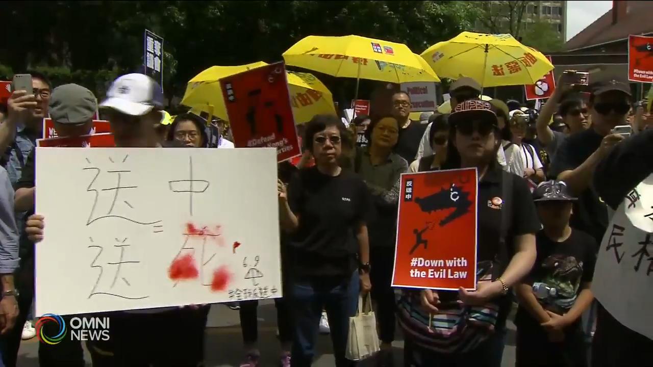 多倫多反對港府修訂逃犯條例遊行 -- Jun 10, 2019 (ON)