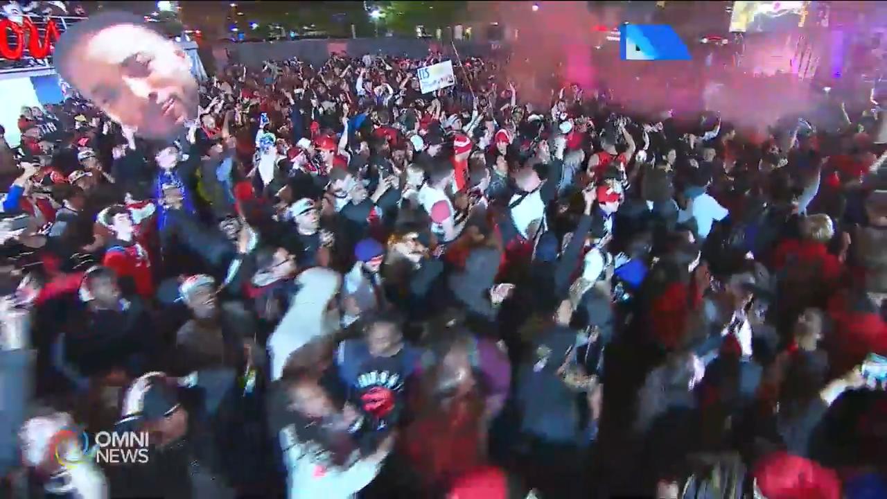 徹夜狂歡，球迷盡情慶祝球隊奪冠 -- Jun 14, 2019 (ON)