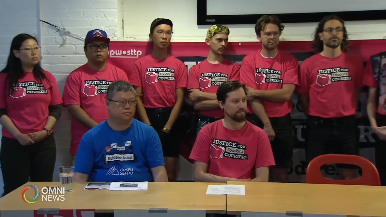 网络送餐平台Foodora 在多伦多的员工有意成立工会  – Jun 12, 2019 (ON)