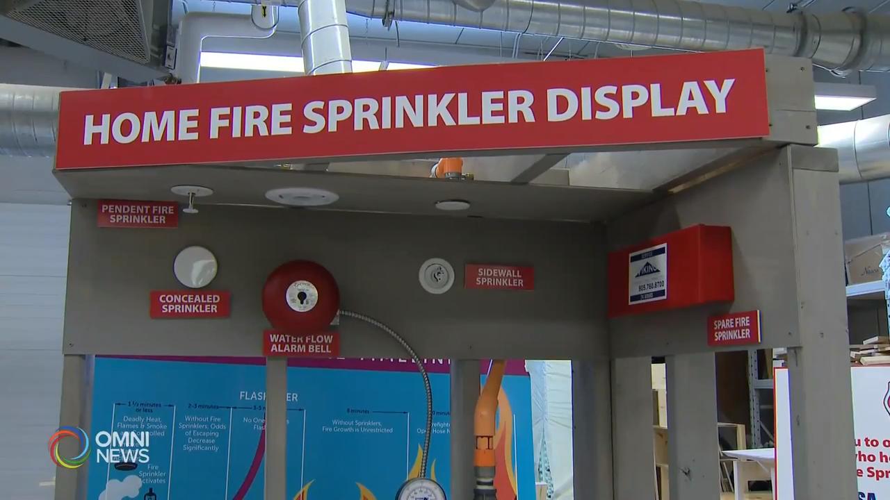 万锦市消防队就吁民众装设自动消防洒水设备 – May 31, 2019 (ON)