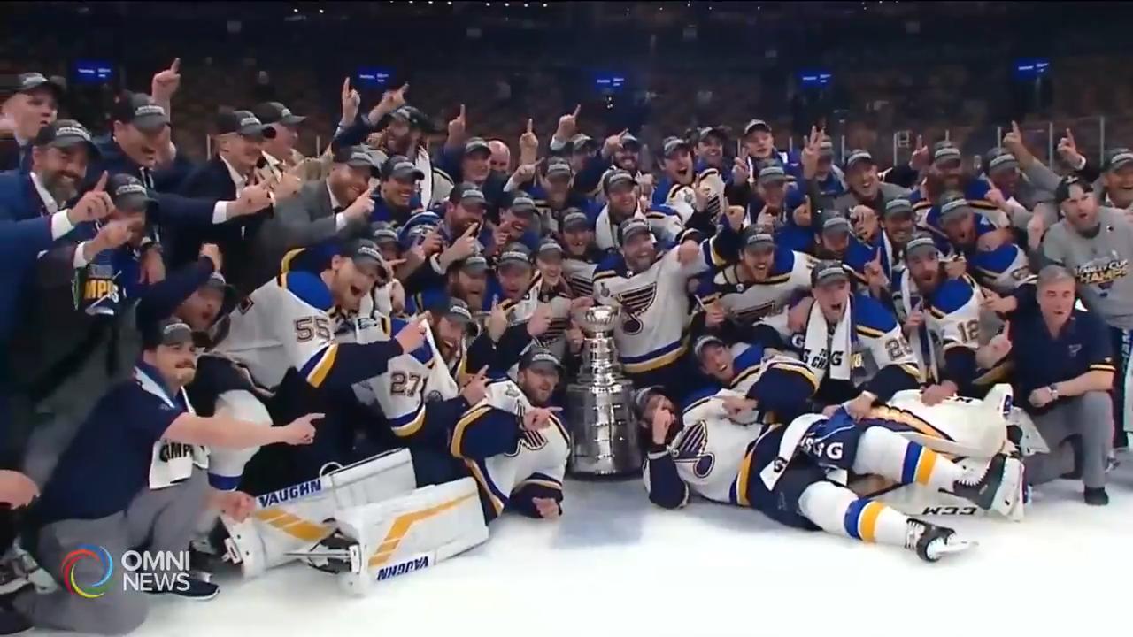 聖路易斯藍調隊首度捧走史丹利盃 -- Jun 13, 2019 (ON)