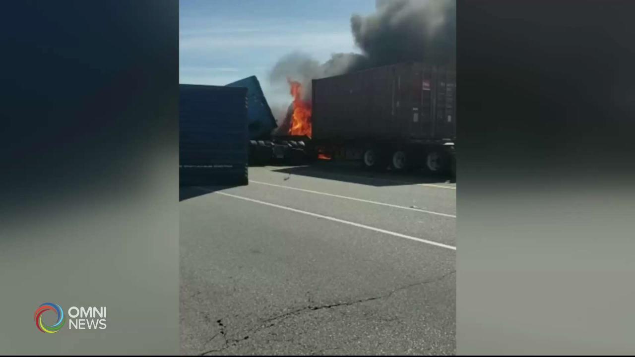 Deltaport Truck Crash Folo