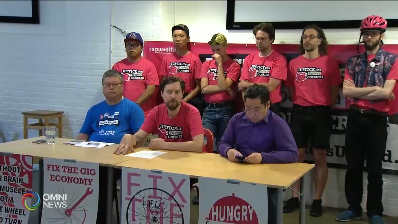 勞工組織支持網上送餐工人成立工會 -- Jun 12, 2019 (ON)