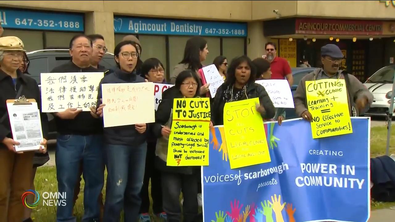抗議省府削減法律援助經費 -- May 31, 2019 (ON)