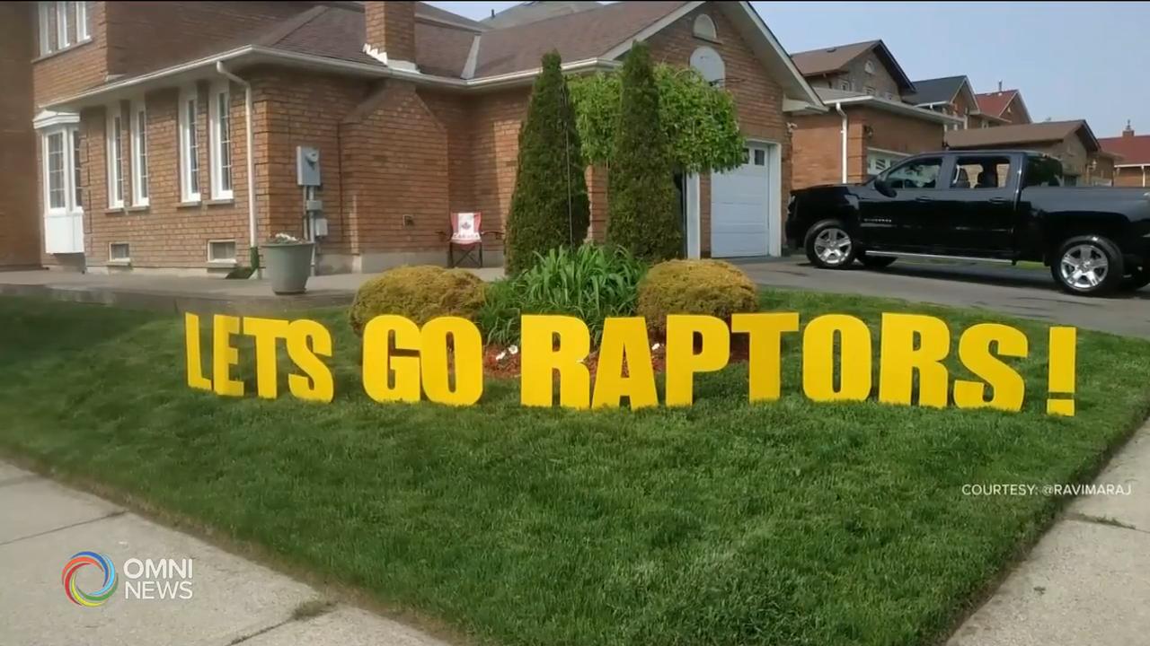 猛龍隊球迷繼續為球隊作客賽事打氣 -- Jun 05, 2019 (ON)