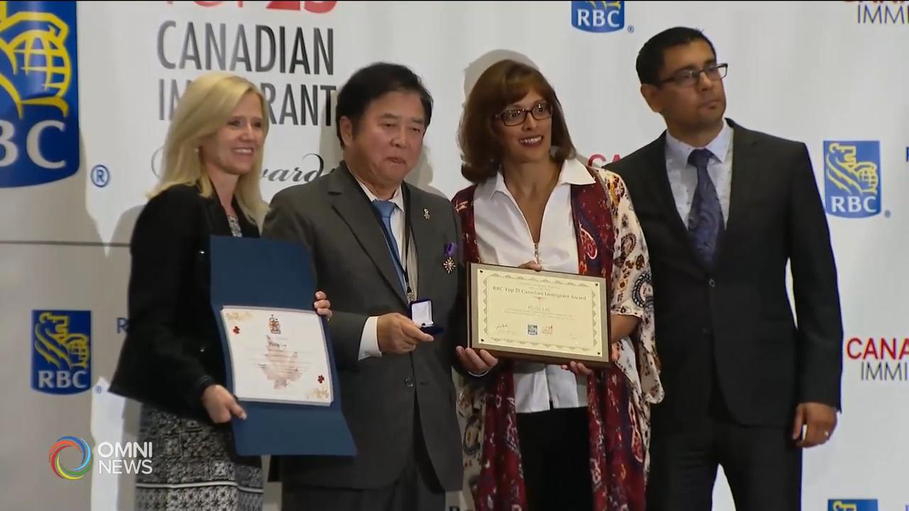 兩名華裔獲頒第十一屆最傑出加拿大移民獎 -- Jun 26, 2019 (ON)