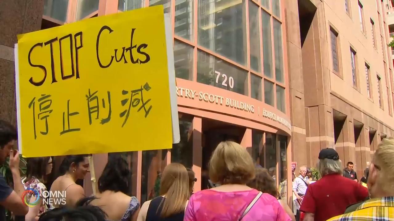 法律援助中心被削減經費，遊行抗議 – Jul 09, 2019 (ON)