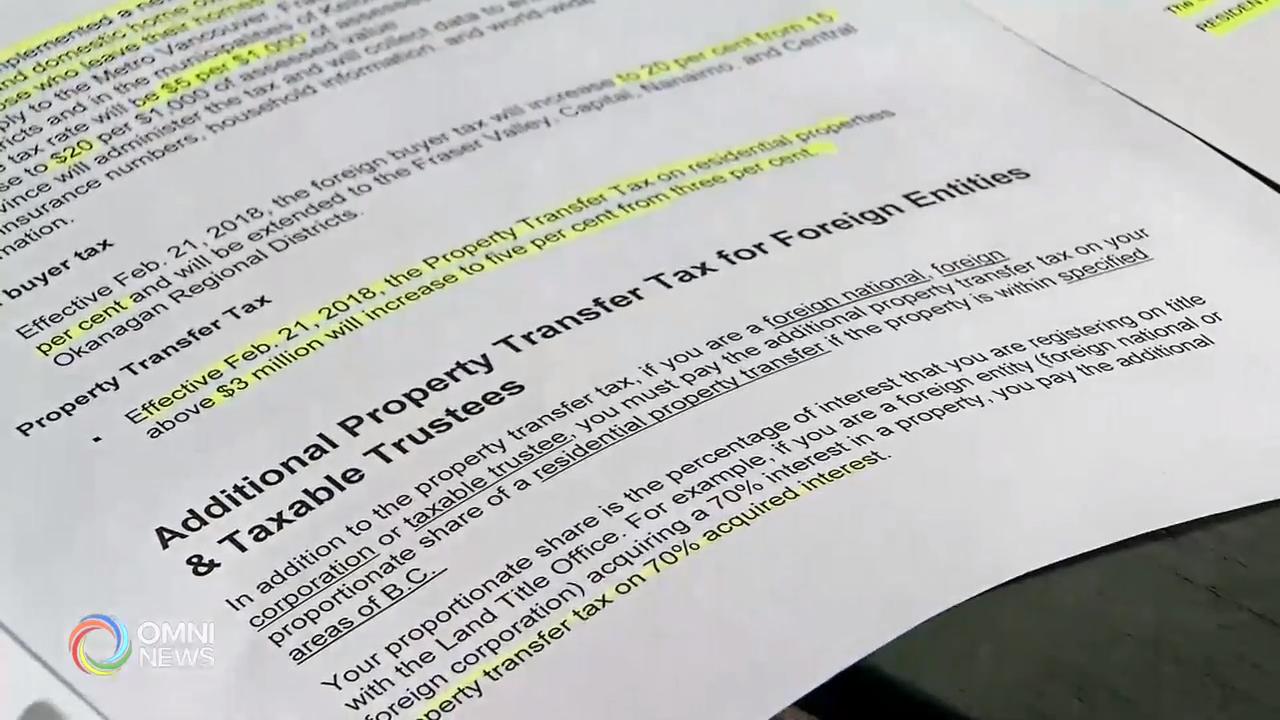 华裔海外投资者成功追回海外买家税 – Jul 30, 2019 (ON)