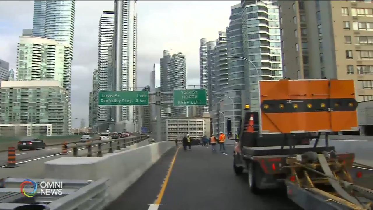 嘉定拿快線西行部份出口今晚關閉 -- July 15, 2019 (ON)