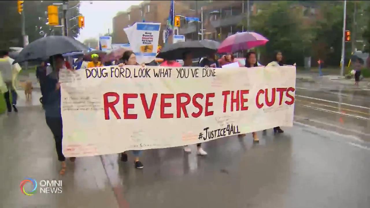 法援中心發動全省抗議 -- July 30,2019 (ON)