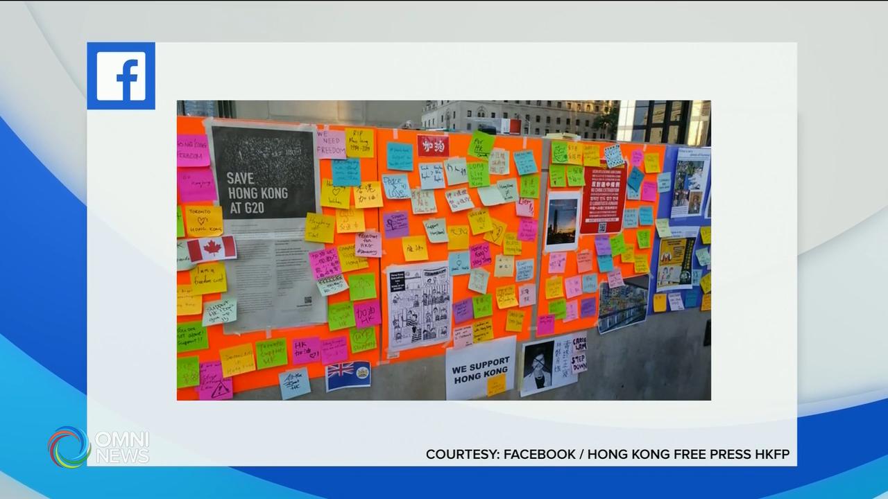 多倫多聯合車站出現連儂牆 -- July 12, 2019 (ON)