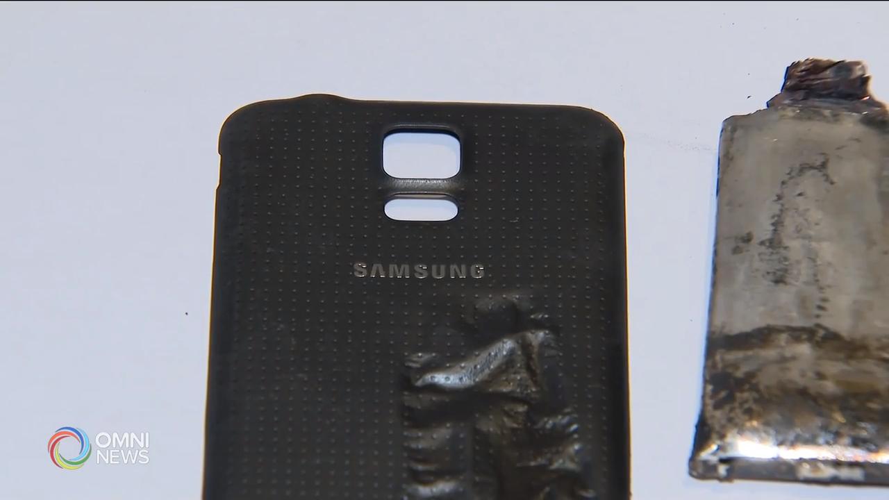 Man burned from Samsung cell phone explosion
