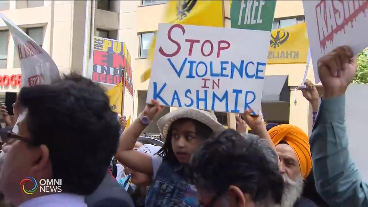 GTA protests in solidarity with Kashmir