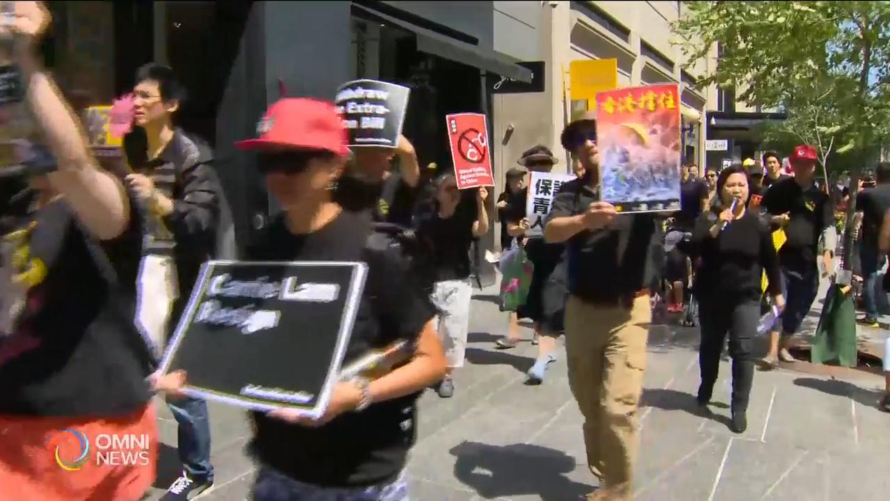 多倫多支持香港反修訂逃犯條例集會 -- Aug 06, 2019 (ON)