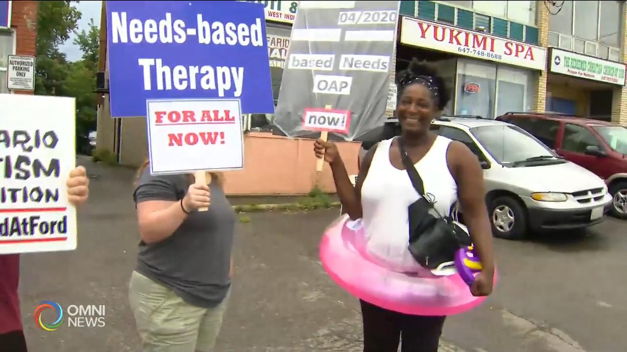 安省自閉症聯盟，發動全省抗議 -- Aug 06, 2019 (ON)