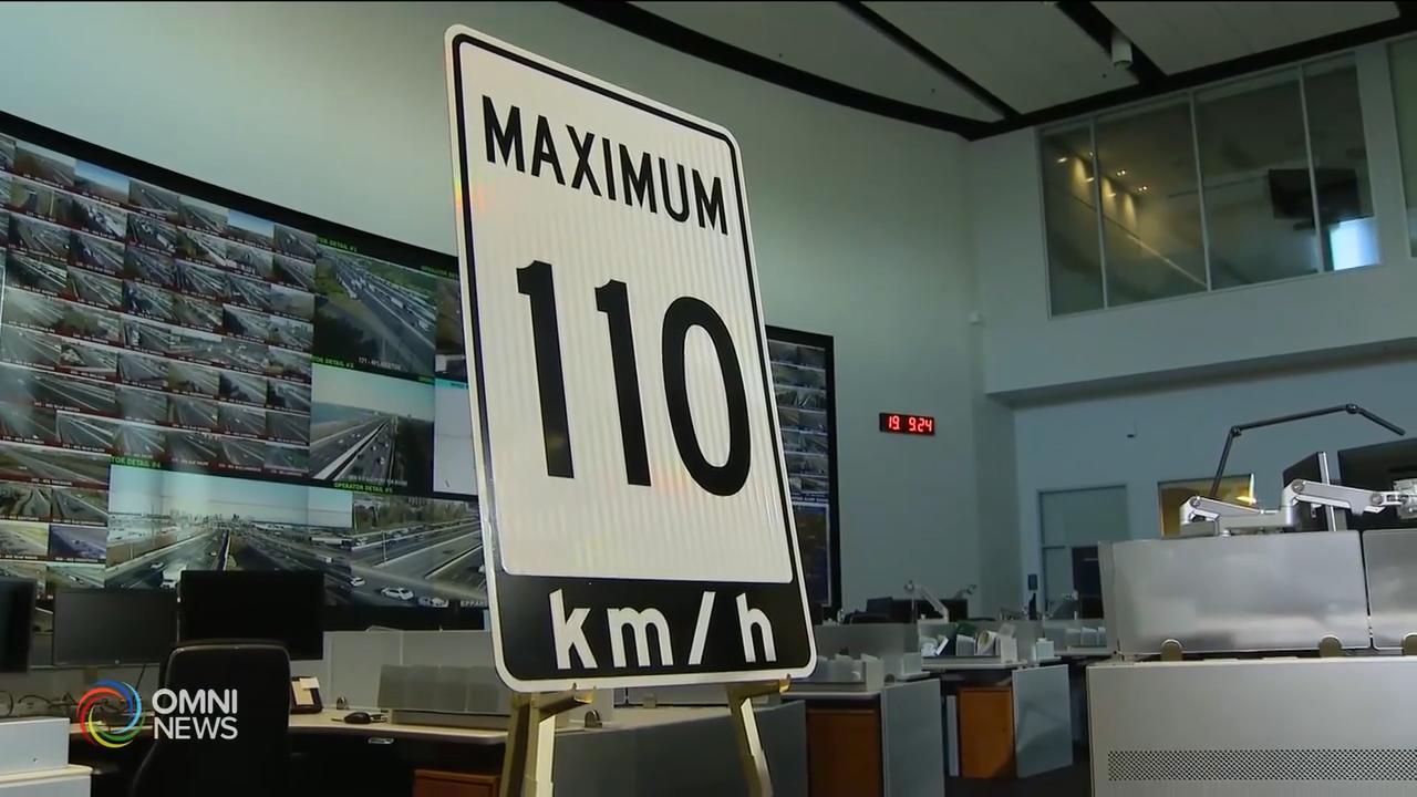 三條高速公路的車速上限, 今日正式調高 -- Sep 26, 2019 (ON)