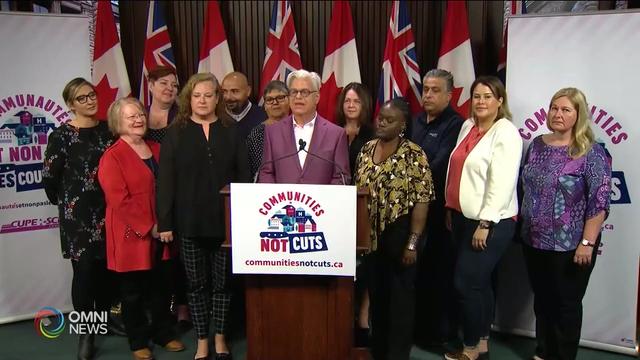 公務員工會聯合行動抗議省府削減公共開支 -- Sep 09, 2019 (ON)