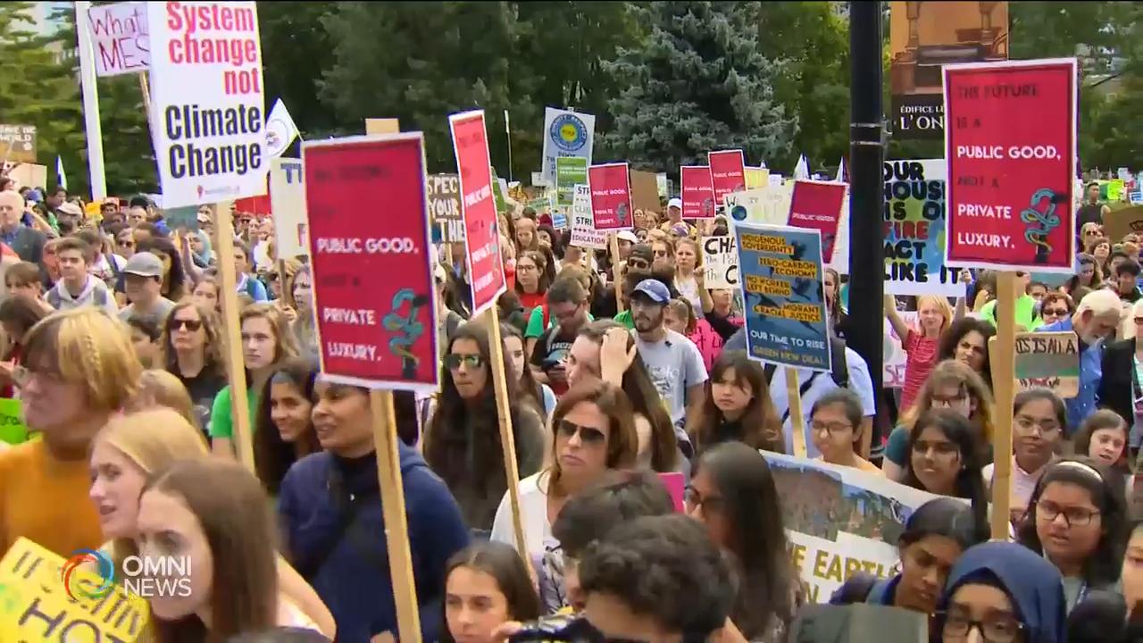 多倫多參與抗暖化救地球遊行集會 -- Sep 27, 2019 (ON)