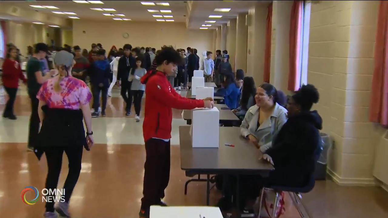 多倫多中學模擬投票活動 -- Oct18, 2019 (ON)