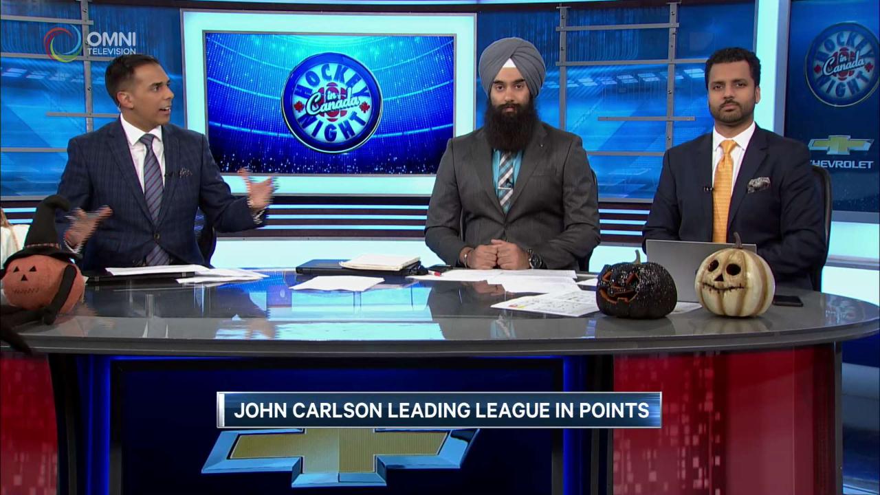 John Carlson Leading League in Points