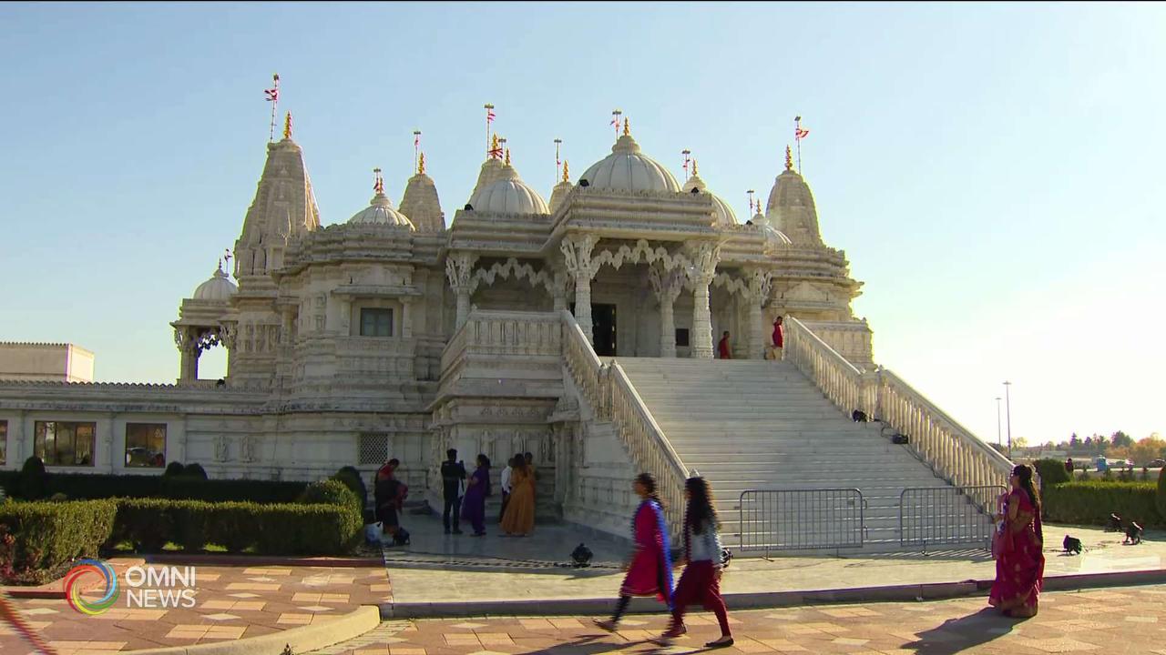 Annakut at BAPS Shri Swaminarayan Mandir