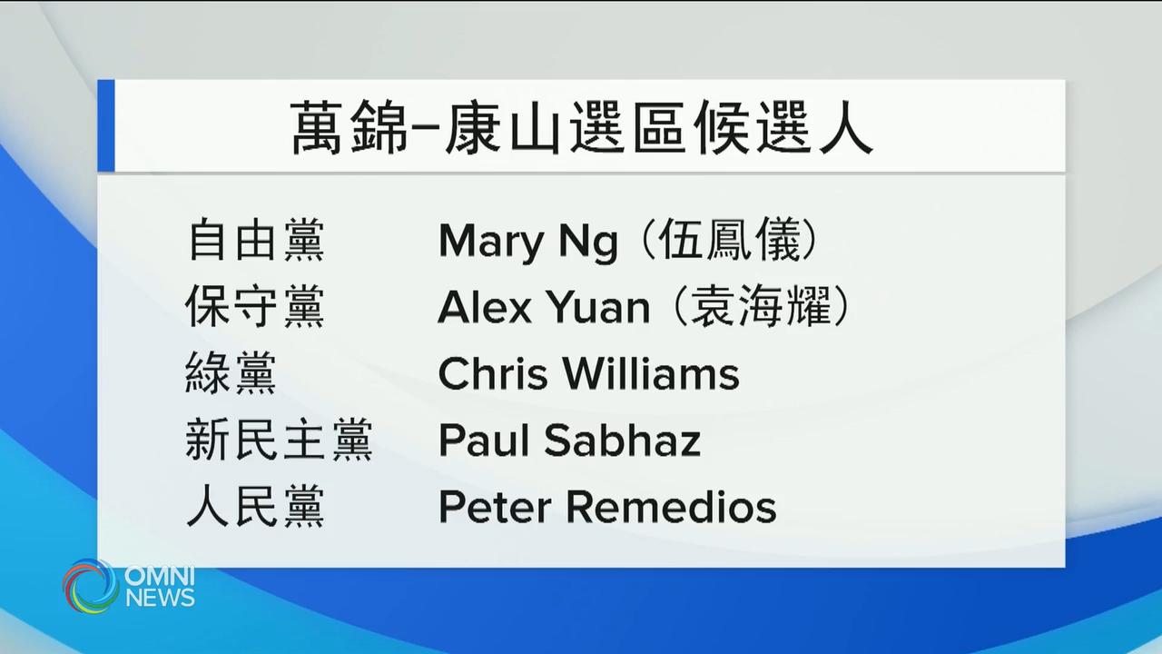 聯邦大選報導系列, 萬錦-康山選區 -- Oct 15, 2019 (ON)