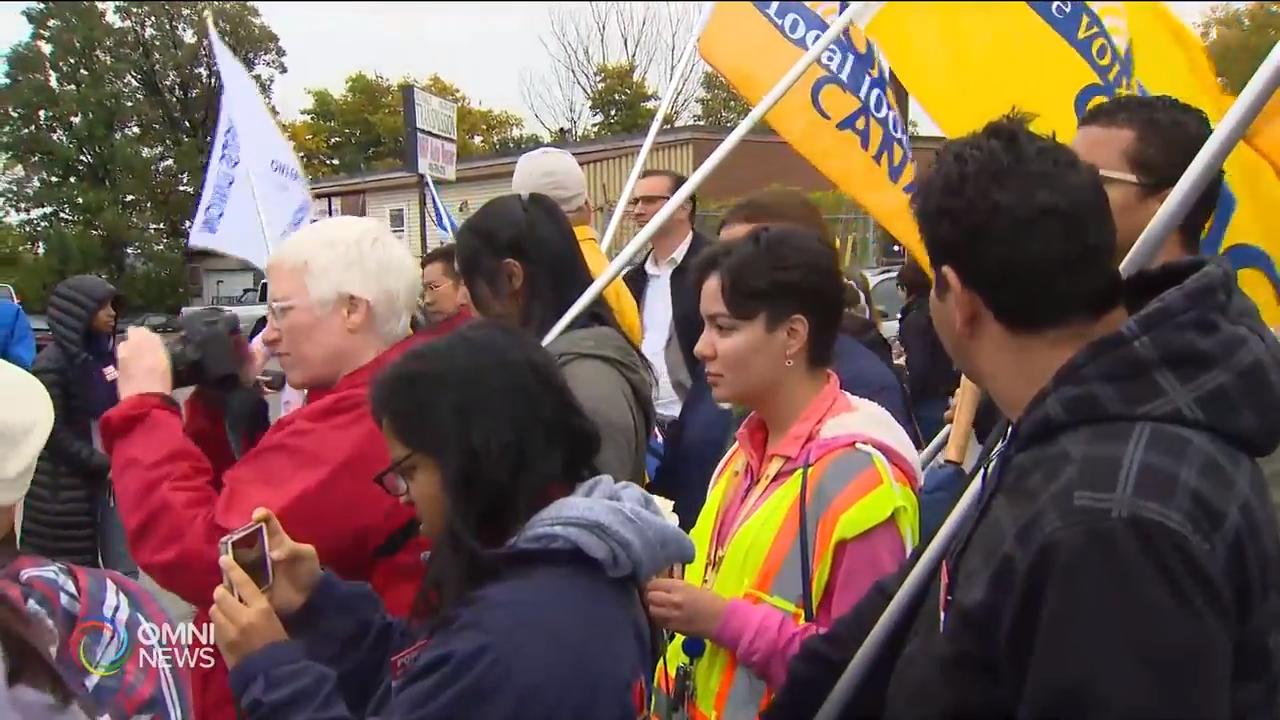 Protests in support of temporary agency workers