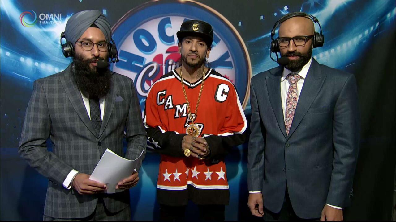 Jazzy B Joins Hockey Night Punjabi