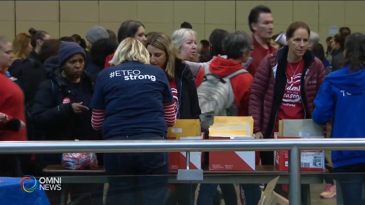 教師投票贊成罷工，省府重申是談判技倆 -- Oct 31, 2019 (ON)