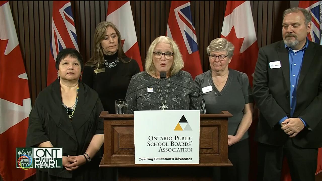 調查顯示省府教育政策不獲支持 -- Nov 25, 2019 (ON)