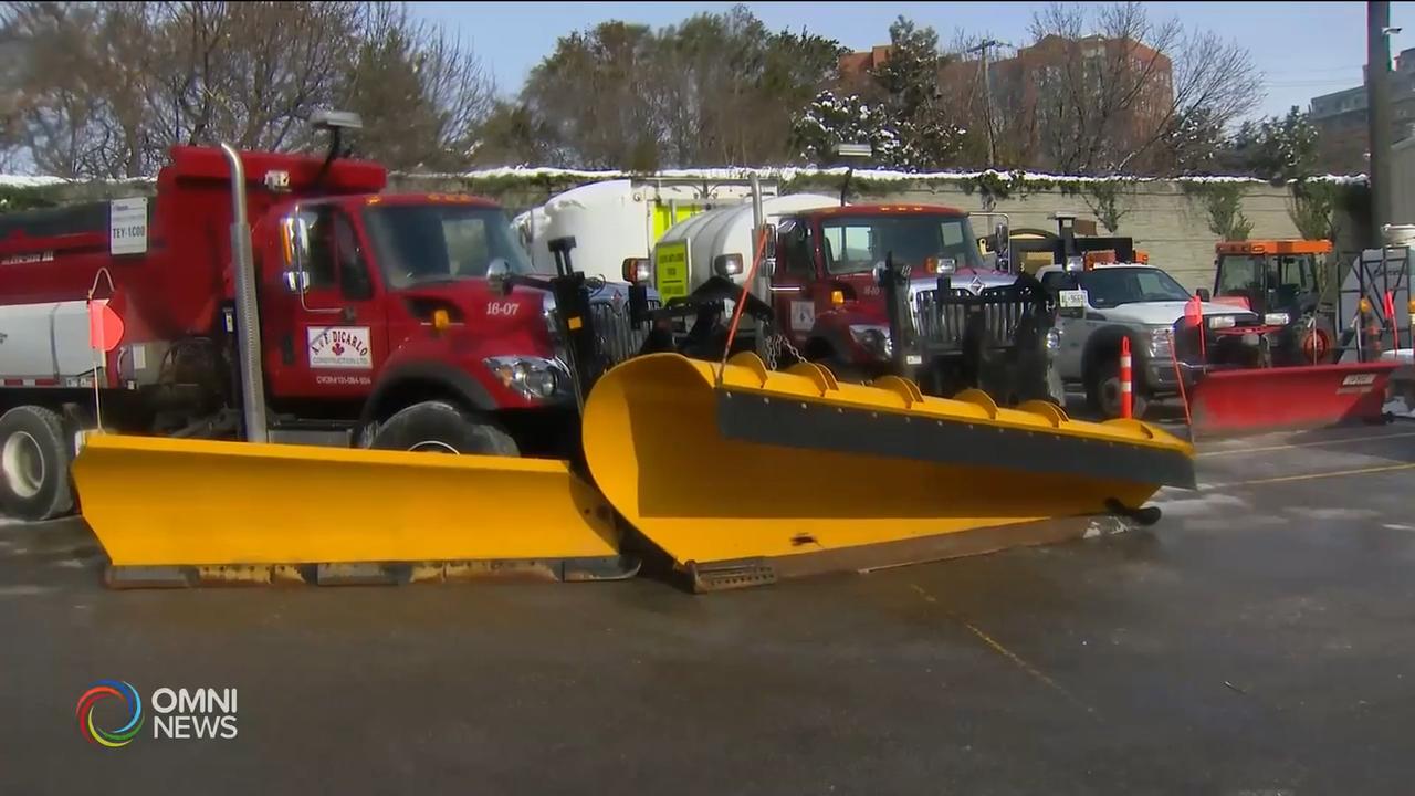 迎接冬季來臨，多倫多剷雪隊伍準備就緒 -- Nov 13, 2019 (ON)