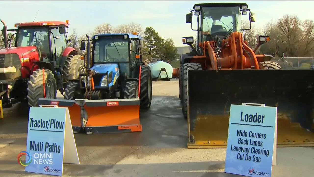 萬錦市公佈冬季剷雪計劃, 提升剷雪速度 -- Nov 26, 2019 (ON)