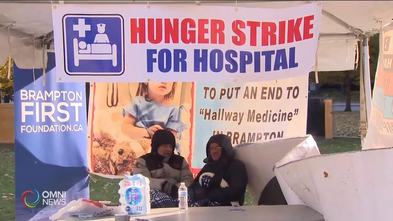 Hunger strike for Brampton healthcare