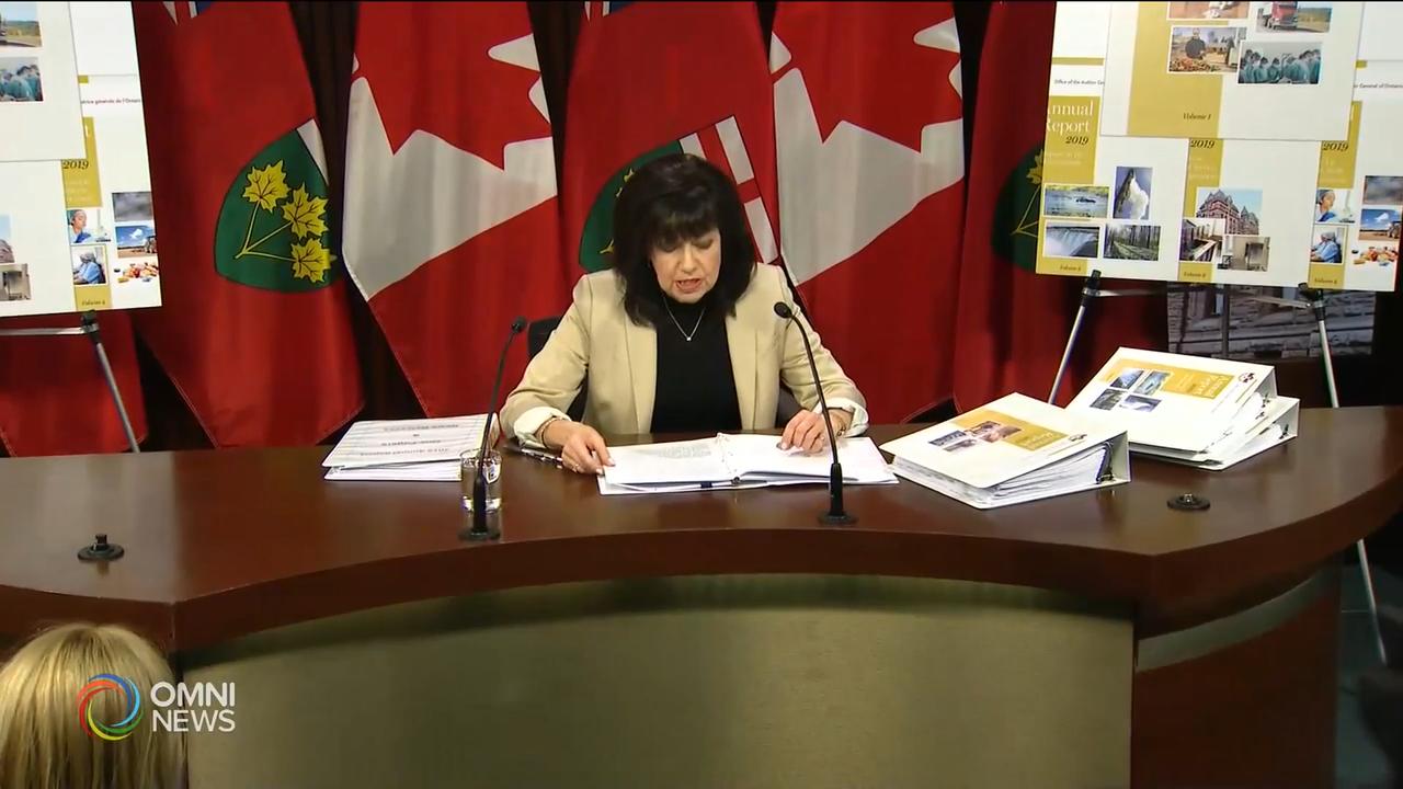 審計總長指氣候變化政策欠實質支持 -- Dec 04, 2019 (ON)