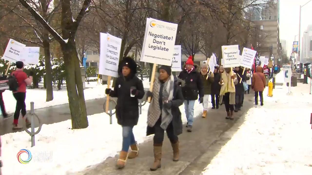 安省公立中学教师今日罢工一天－ Dec 04, 2019