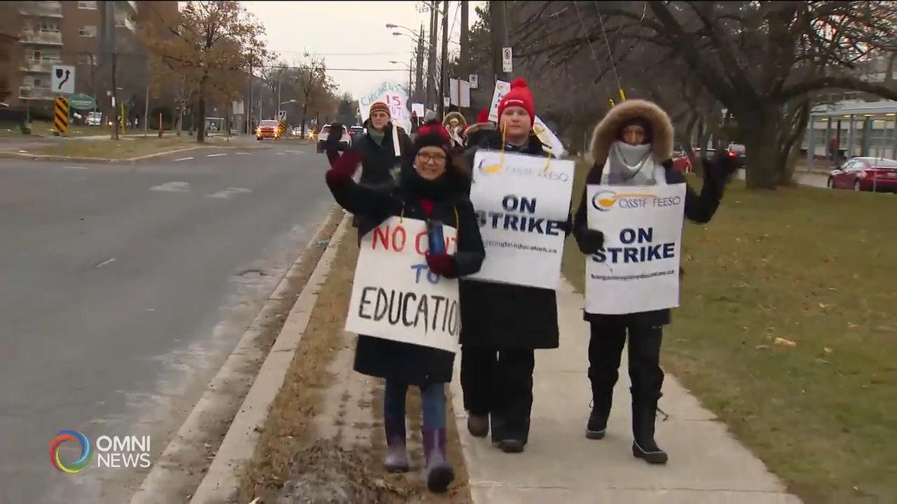中學教師罷課一日，勞資談判復會無期  -- Dec 11, 2019 (ON)