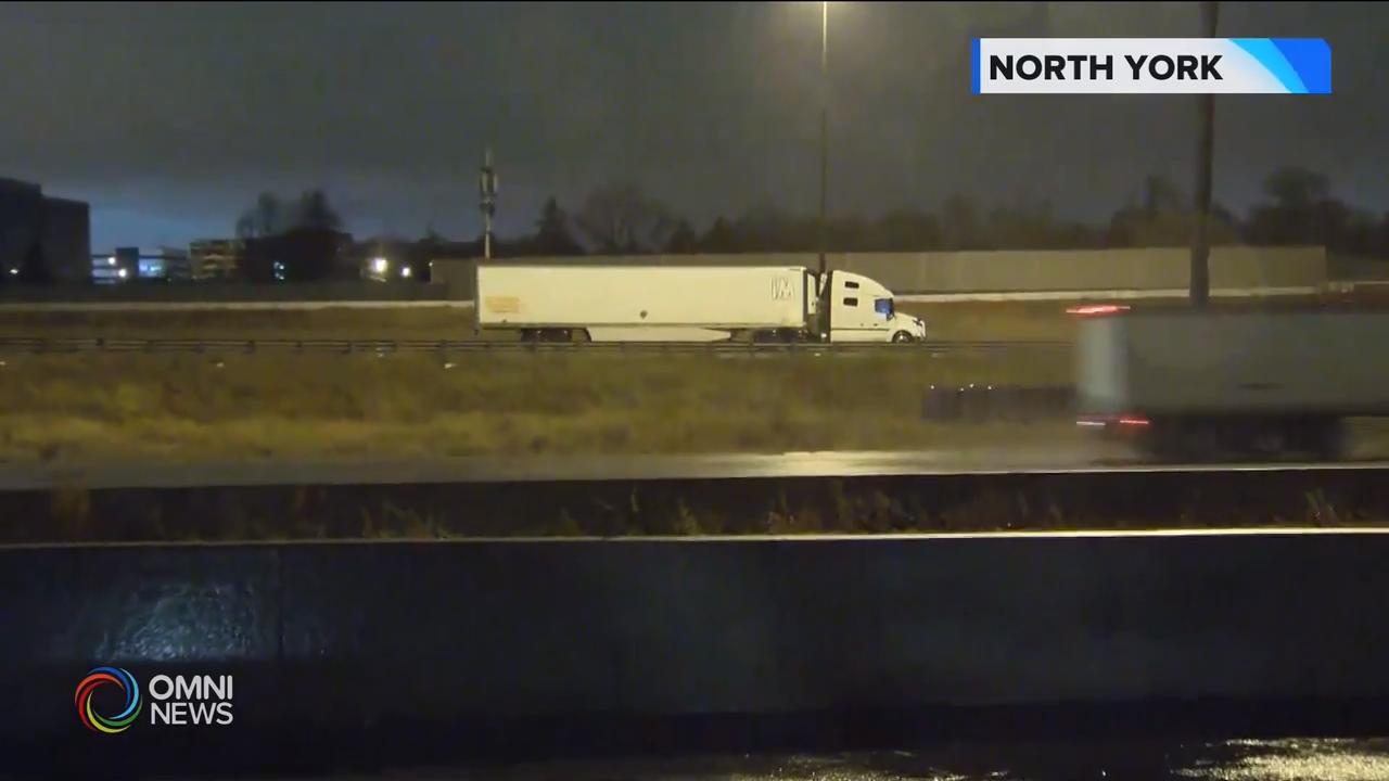 Pedestrian struck on hwy 401