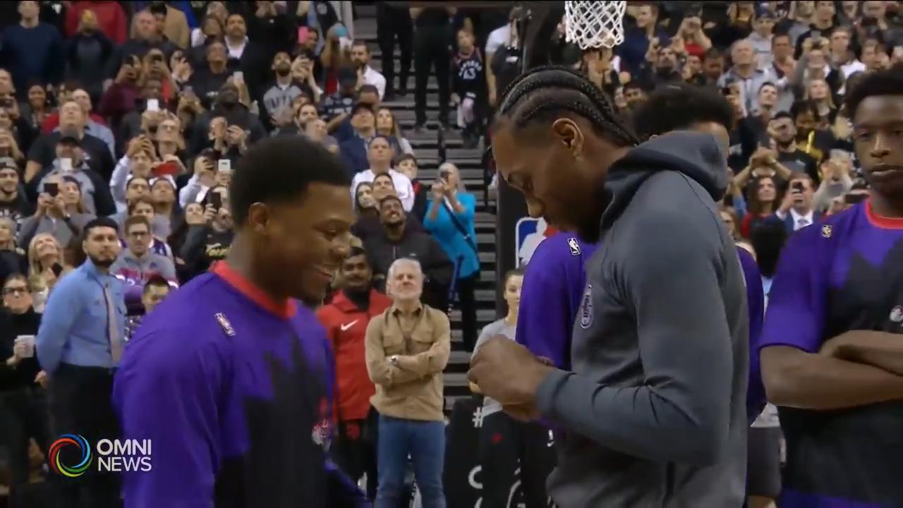 Kawhi首次重返多倫多，並獲頒冠軍指環 -- Dec 12, 2019 (ON),