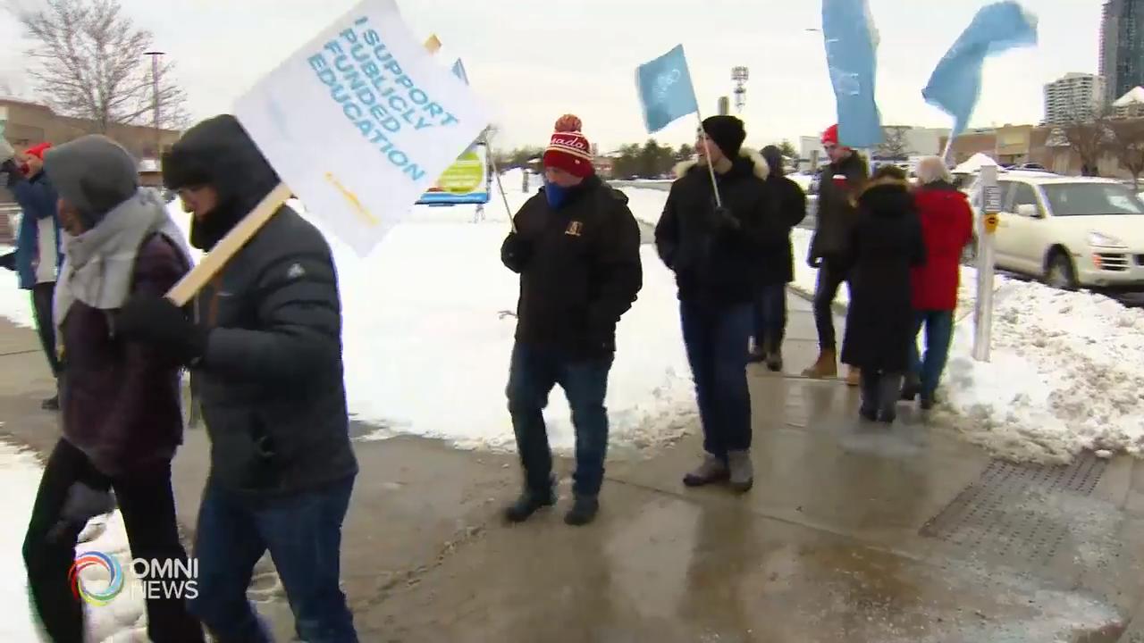 安省公立小学老师轮流罢工将会延续－ Jan 22, 2020