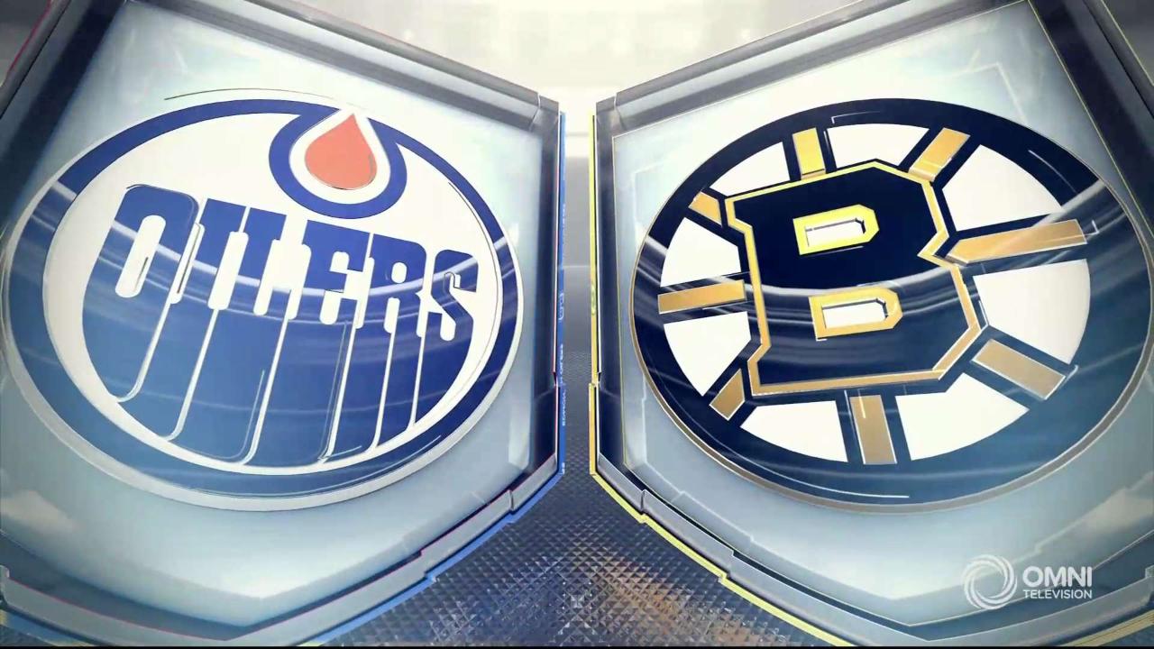 Highlights - Bruins vs, Oilers - Jan 4 2020