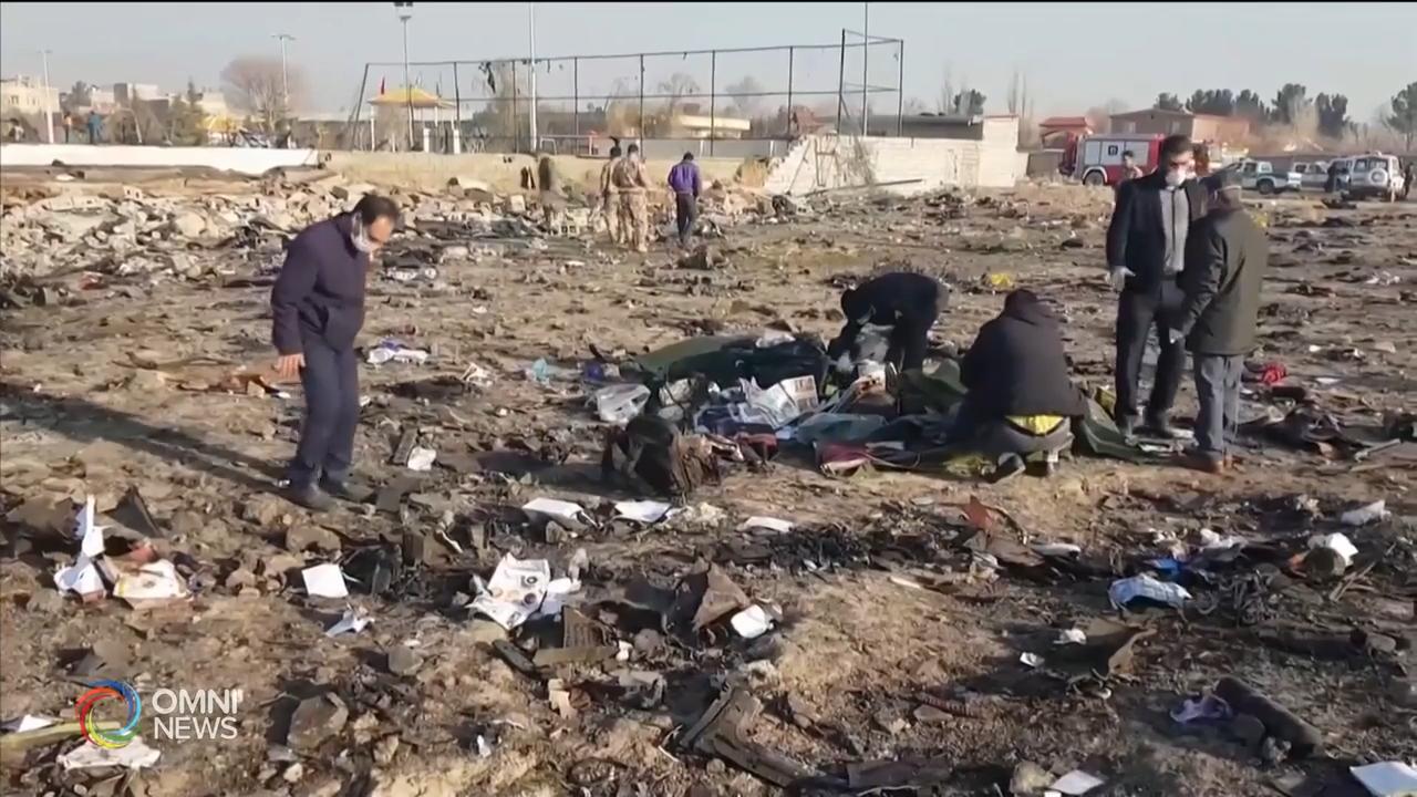 伊朗墜機空難，廿多名死者來自安省 -- Jan 08, 2020 (ON)