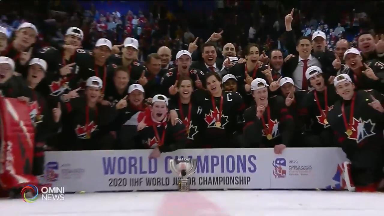 本國再奪世青冰球錦標賽冠軍 -- Jan 06, 2020 (ON)